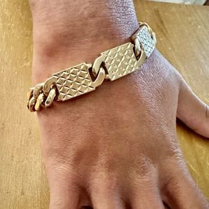 18k solid yellow gold bracelet